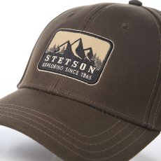 画像3: BASEBALL CAP WAXED COTTON（ベースボールキャップ ワックスドコットン） ST306EU ダークブラウン (3)