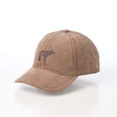 画像1: BASEBALL CAP BEAR（ベースボールキャップ ベアー） ST307EU ブラウン (1)