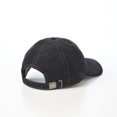 画像2: BASEBALL CAP DEER（ベースボールキャップ ディア） ST308EU ブラック (2)