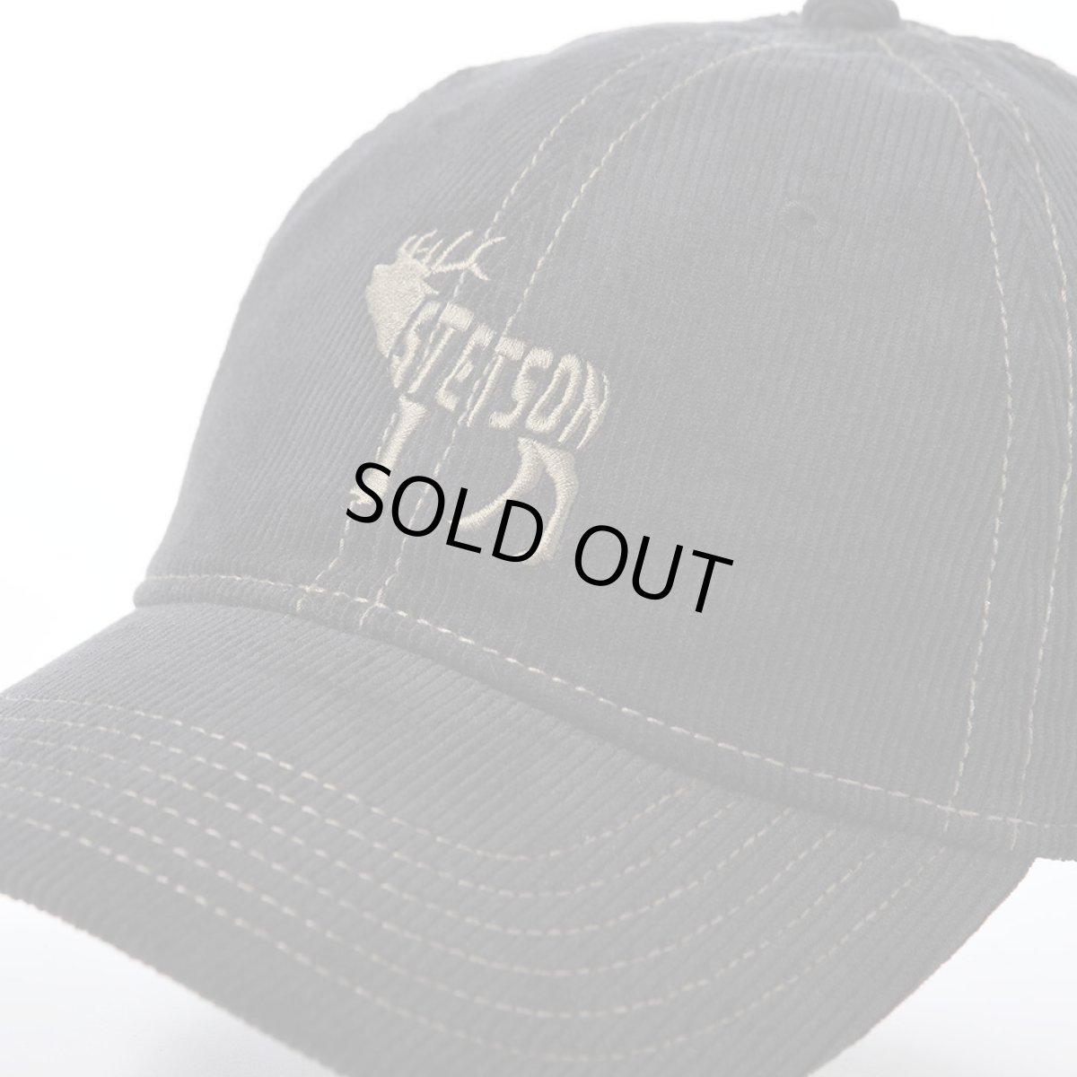 画像3: BASEBALL CAP DEER（ベースボールキャップ ディア） ST308EU ブラック (3)