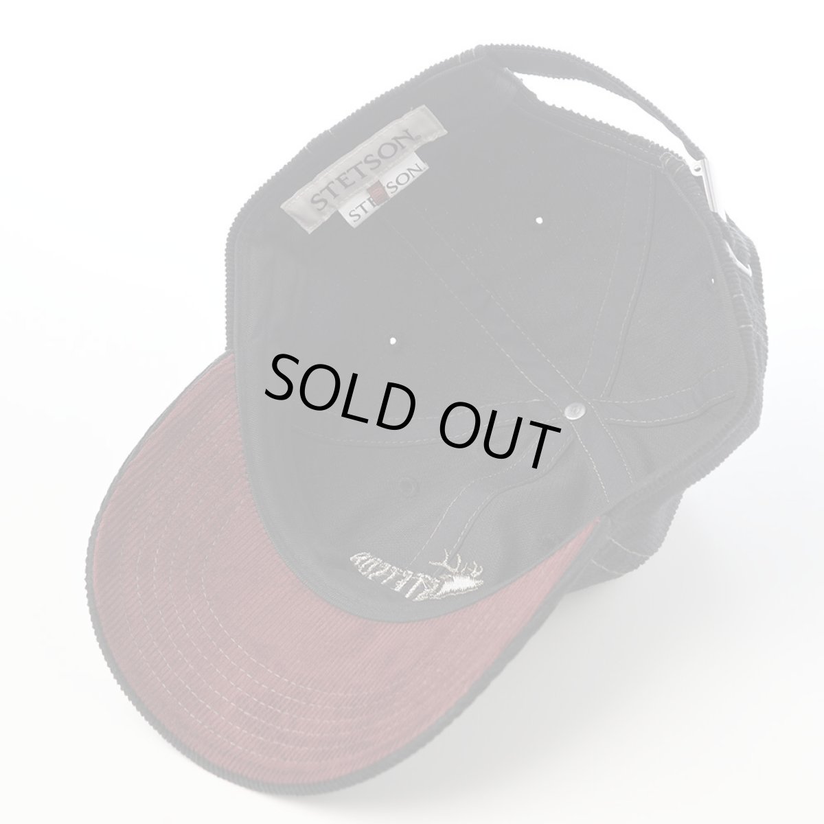 画像4: BASEBALL CAP DEER（ベースボールキャップ ディア） ST308EU ブラック (4)