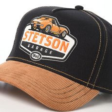 画像3: TRUCKER CAP STETSON GARAGE2（トラッカーキャップ ステットソンガレージ2） ST310EU ブラック (3)