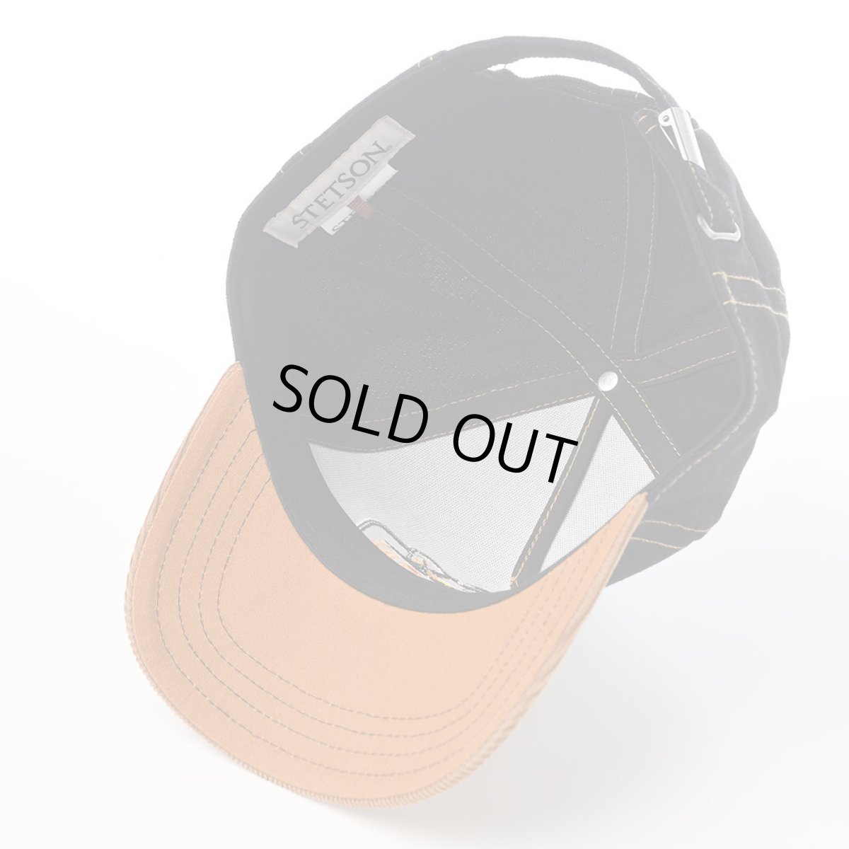 画像4: TRUCKER CAP STETSON GARAGE2（トラッカーキャップ ステットソンガレージ2） ST310EU ブラック (4)