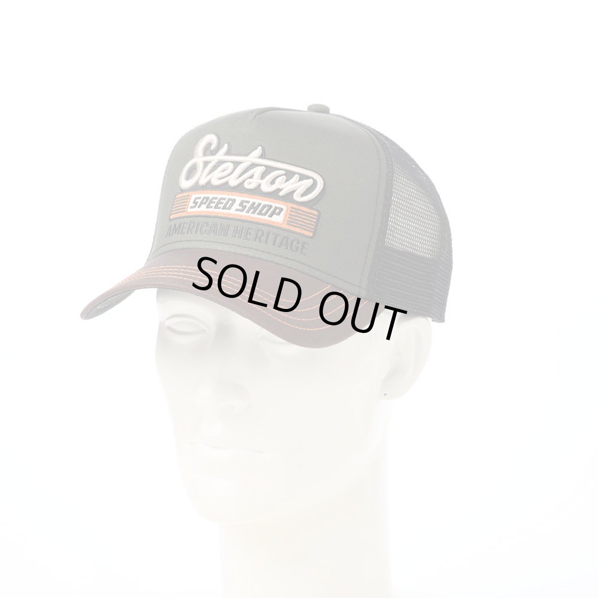 画像5: TRUCKER CAP SPEED SHOP（トラッカーキャップ スピードショップ） ST311EU オリーブ (5)