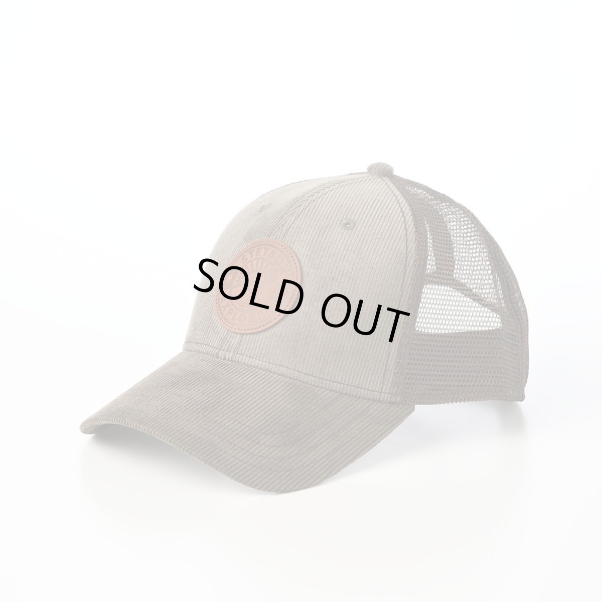 画像1: BASEBALL CAP LEATHER PATCH（ベースボールキャップ レザーパッチ） ST312EU ライトグリーン (1)