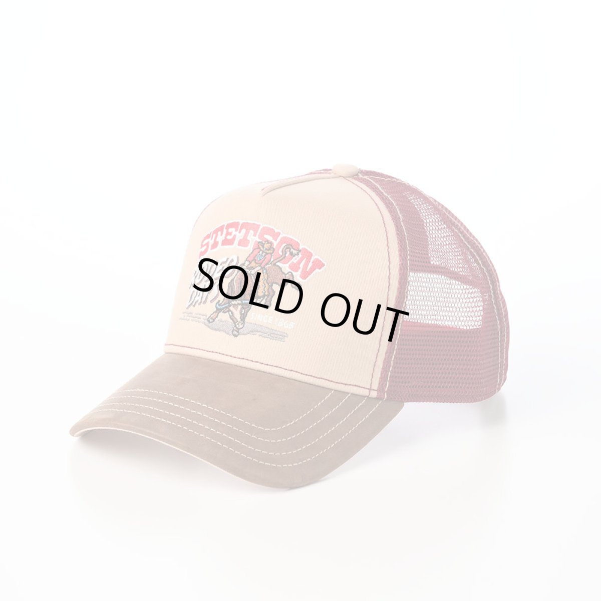 画像1: TRUCKER CAP RODEO DAYS（トラッカーキャップ ロデオデイズ） ST314EU ブラウン (1)