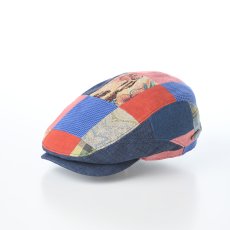 画像1: COLORFUL PATCHWORK HUNTING（カラフル パッチワーク ハンチング） ST319EU マルチ (1)