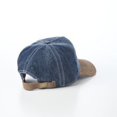 画像2: TRUCKER CAP DENIM WESTERN（トラッカーキャップ デニム ウエスタン） ST325EU ネイビー (2)