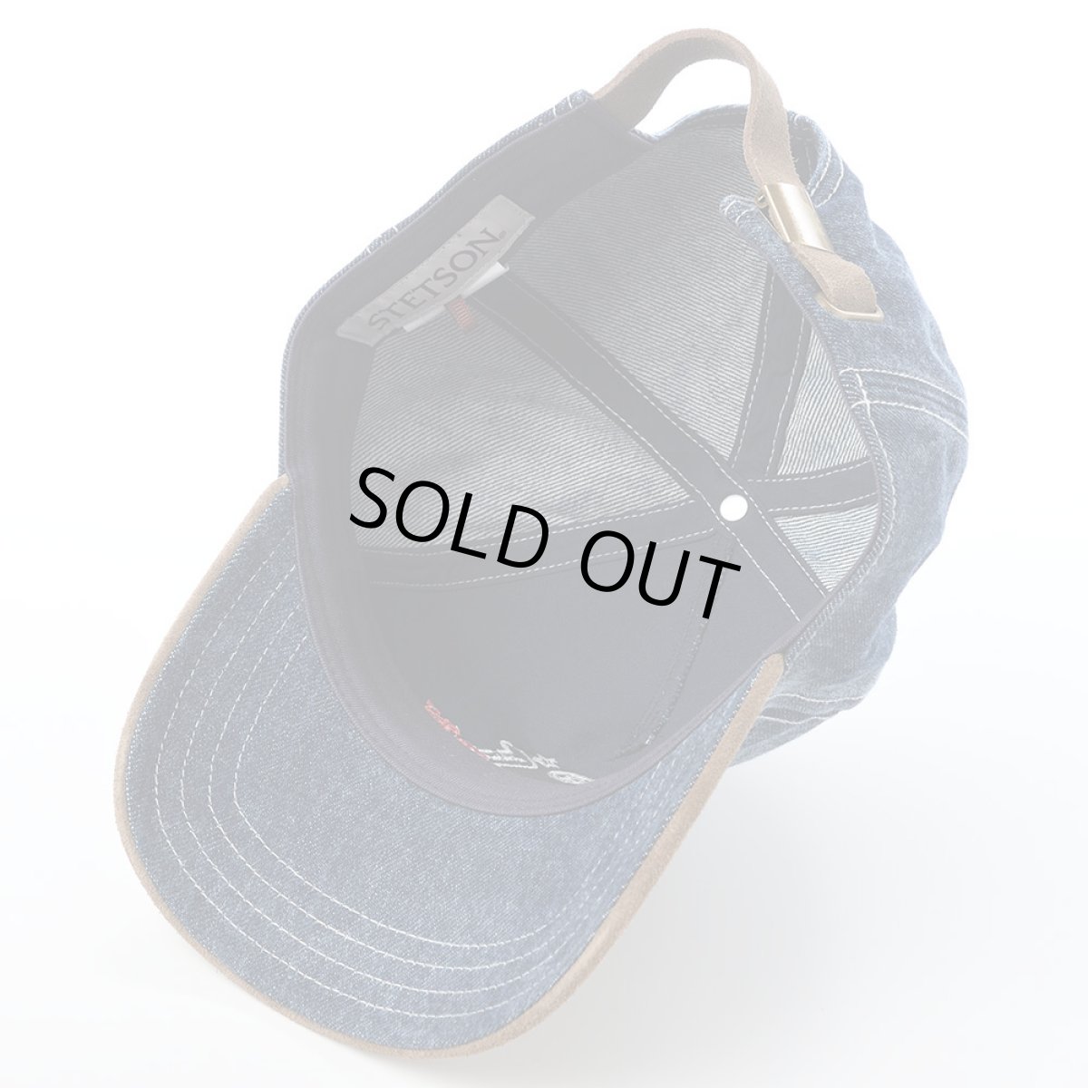 画像4: TRUCKER CAP DENIM WESTERN（トラッカーキャップ デニム ウエスタン） ST325EU ネイビー (4)