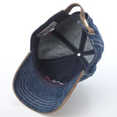 画像4: TRUCKER CAP DENIM WESTERN（トラッカーキャップ デニム ウエスタン） ST325EU ネイビー (4)