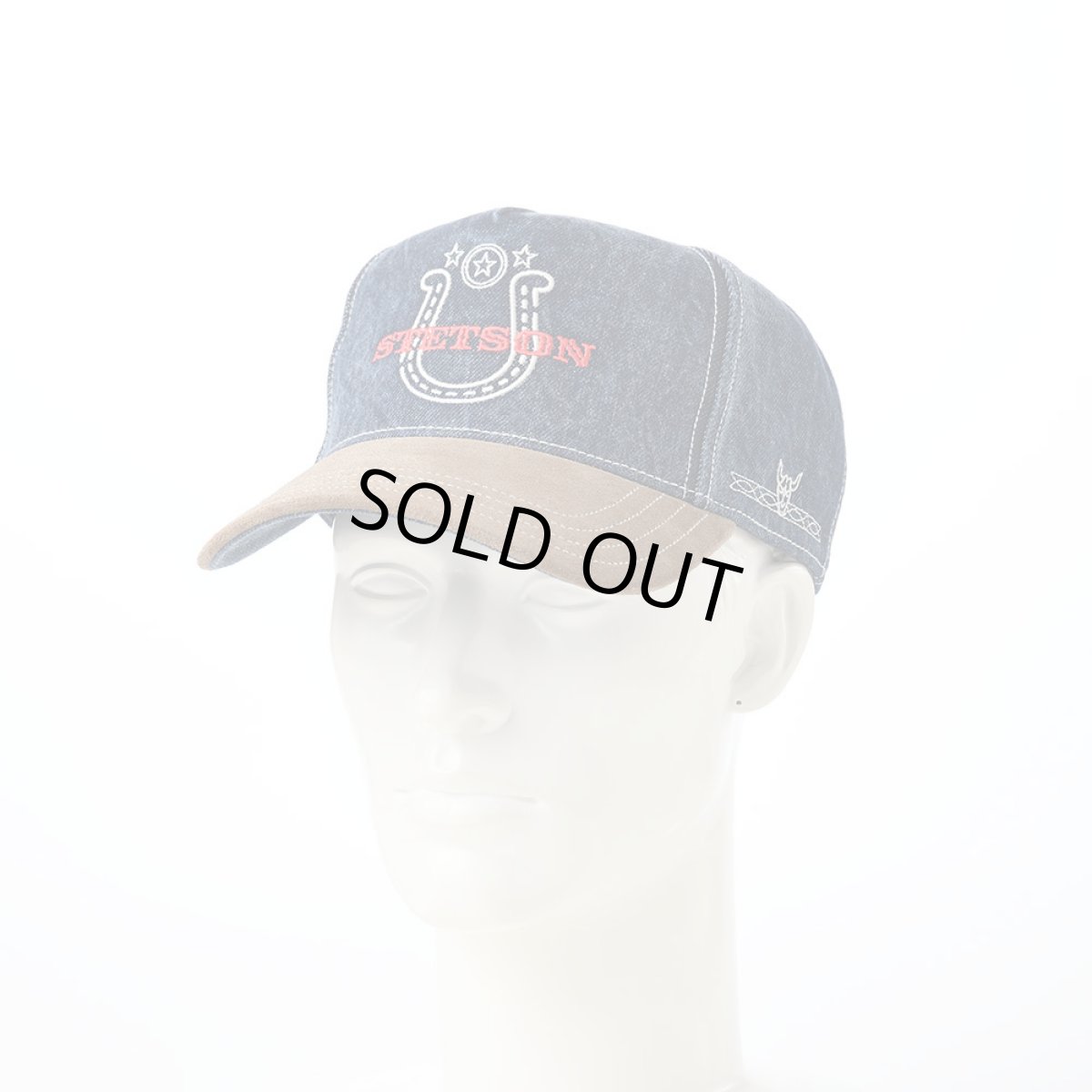 画像5: TRUCKER CAP DENIM WESTERN（トラッカーキャップ デニム ウエスタン） ST325EU ネイビー (5)
