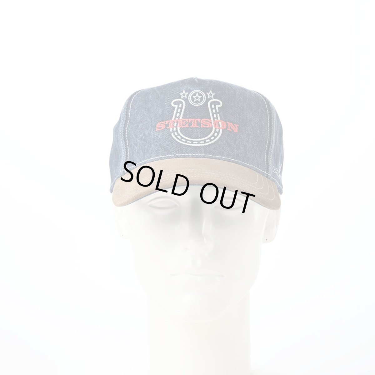 画像7: TRUCKER CAP DENIM WESTERN（トラッカーキャップ デニム ウエスタン） ST325EU ネイビー (7)
