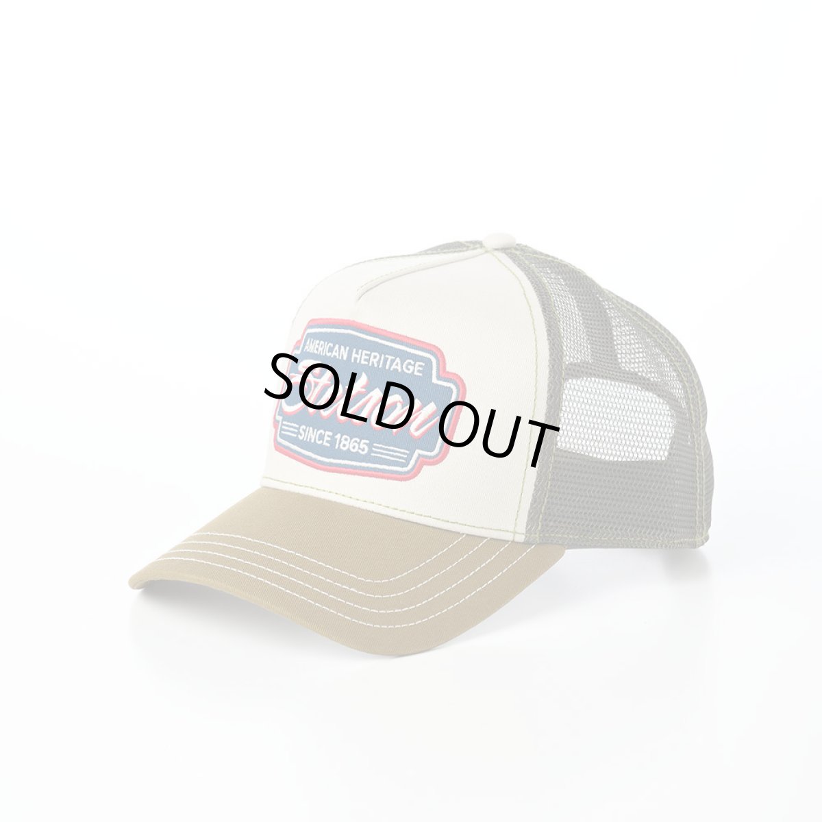 画像1: TRUCKER CAP CLASSIC RACE（トラッカーキャップ クラシックレース） ST328EU オリーブ (1)