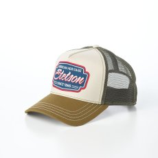 画像1: TRUCKER CAP CLASSIC RACE（トラッカーキャップ クラシックレース） ST328EU オリーブ (1)