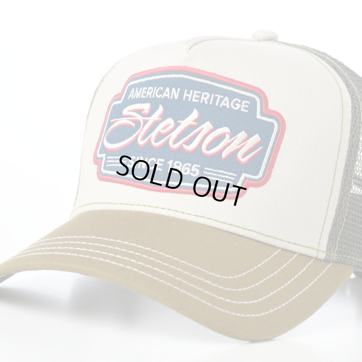 画像3: TRUCKER CAP CLASSIC RACE（トラッカーキャップ クラシックレース） ST328EU オリーブ (3)