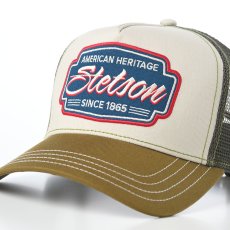 画像3: TRUCKER CAP CLASSIC RACE（トラッカーキャップ クラシックレース） ST328EU オリーブ (3)