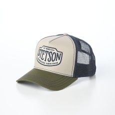画像1: TRUCKER CAP WESTERN PATCH（トラッカーキャップ ウエスタンパッチ） ST330EU オリーブ (1)