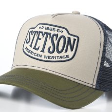画像3: TRUCKER CAP WESTERN PATCH（トラッカーキャップ ウエスタンパッチ） ST330EU オリーブ (3)