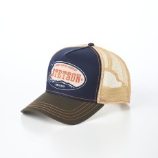 画像1: TRUCKER CAP COWBOY COFFEE（トラッカーキャップ カウボーイ コーヒー） ST331EU オリーブ (1)