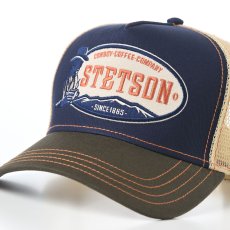 画像3: TRUCKER CAP COWBOY COFFEE（トラッカーキャップ カウボーイ コーヒー） ST331EU オリーブ (3)