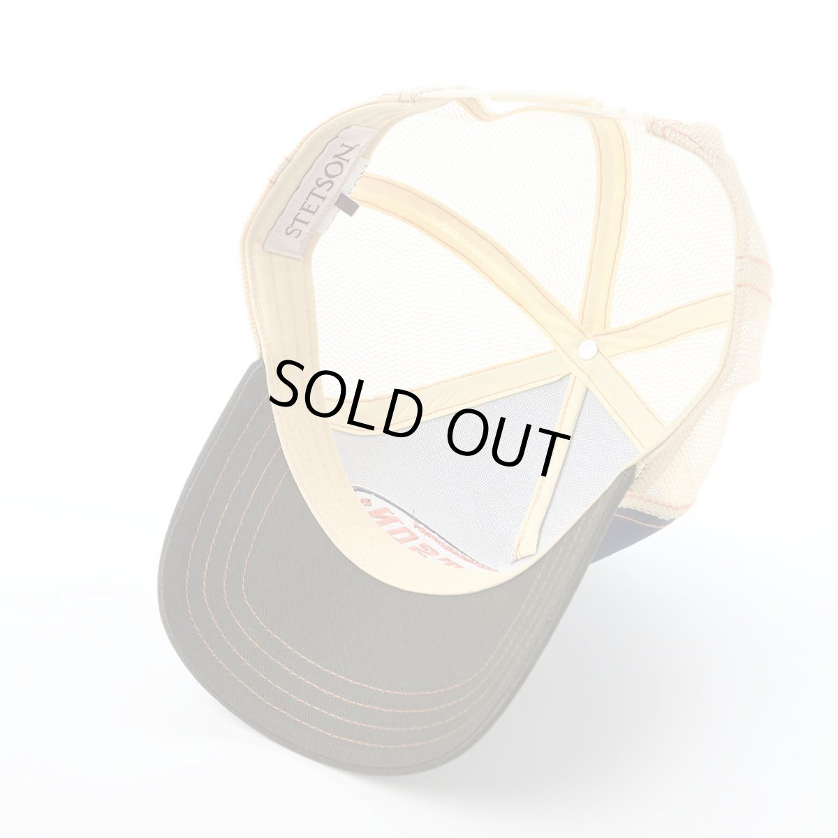 画像4: TRUCKER CAP COWBOY COFFEE（トラッカーキャップ カウボーイ コーヒー） ST331EU オリーブ (4)