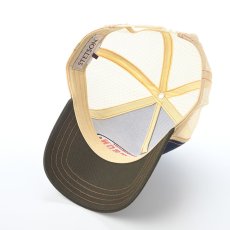 画像4: TRUCKER CAP COWBOY COFFEE（トラッカーキャップ カウボーイ コーヒー） ST331EU オリーブ (4)