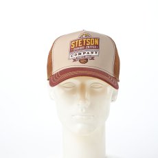 画像7: TRUCKER CAP BARISTA COMPANY（トラッカーキャップ バリスタカンパニー） ST332EU ブラウン (7)