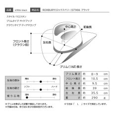 画像8: ROXBURY（ロックスベリー）ST906 ブラック (8)