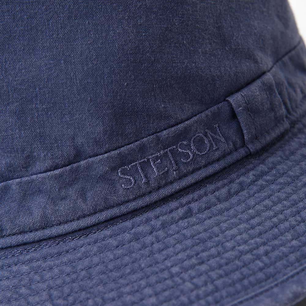 COTTON OVERDYE WASHED LONG HAT（コットンオーバーダイウォッシュドロングハット）SE580 ネイビー - STETSON  Online Shop