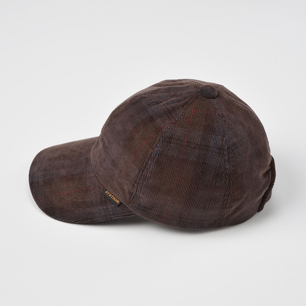 CHECK CORDUROY CAP（チェックコーデュロイキャップ）SE491 ブラウン