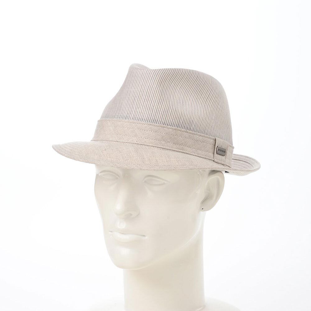 SLUB BORDER HAT（スラブボーダー ハット） SE192 ベージュ