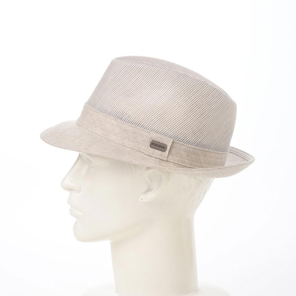 SLUB BORDER HAT（スラブボーダー ハット） SE192 ベージュ