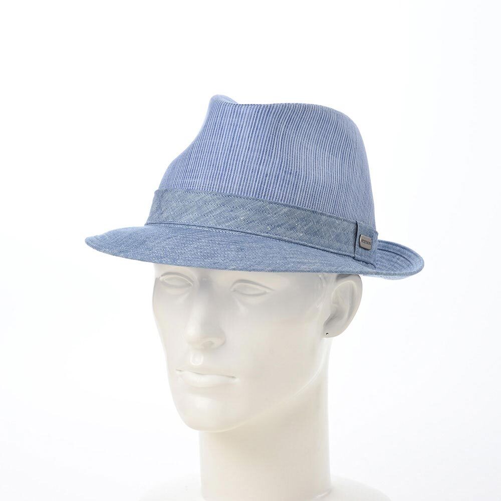 SLUB BORDER HAT(スラブボーダー ハット)SE192 ブルー SLUB BORDER HAT(スラブボーダー ハット)SE192 ブルー