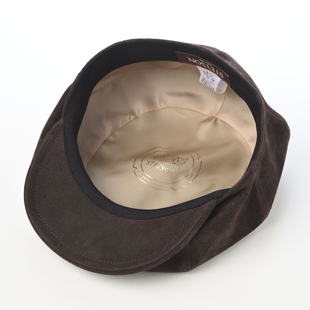 画像4: PIG SUEDE CASKET(ピッグスエード キャスケット) SE829 ダークブラウン (4)