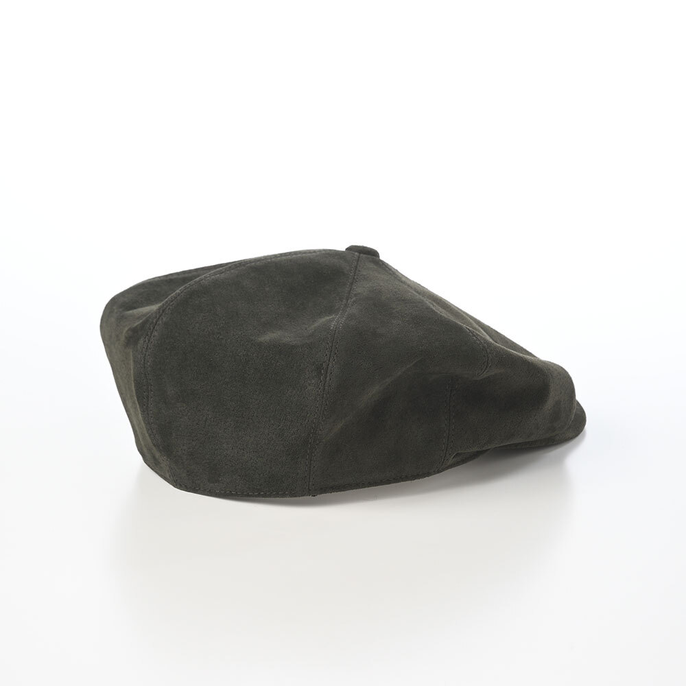 画像2: PIG SUEDE CASKET(ピッグスエード キャスケット) SE829 カーキ (2)
