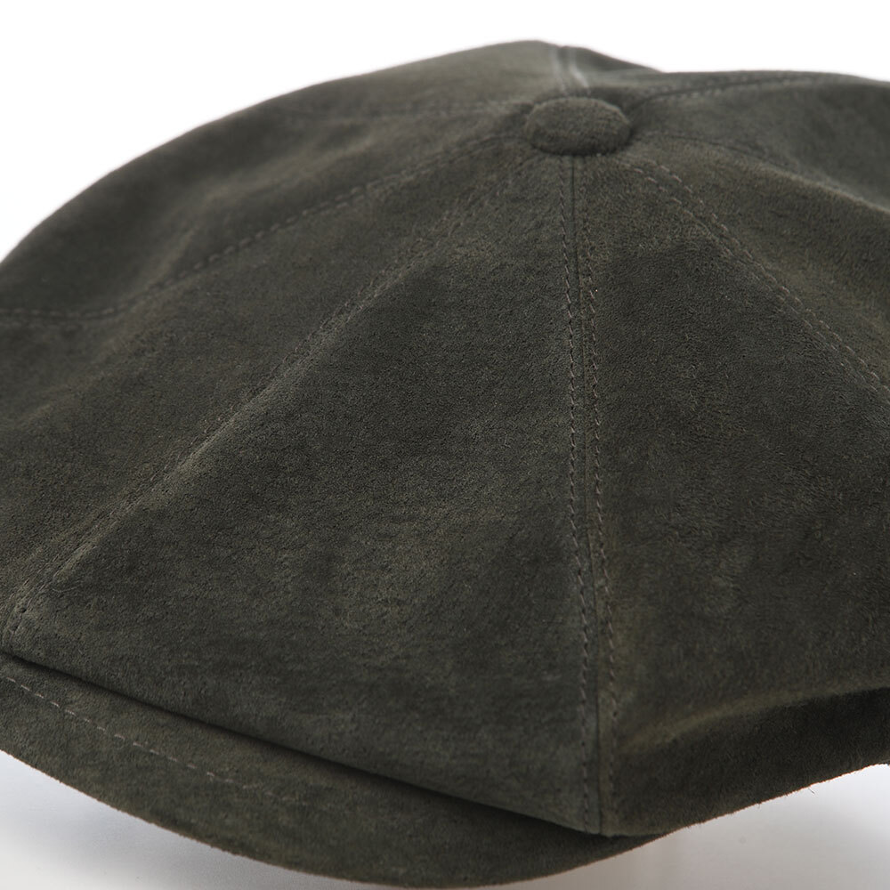 画像3: PIG SUEDE CASKET(ピッグスエード キャスケット) SE829 カーキ (3)