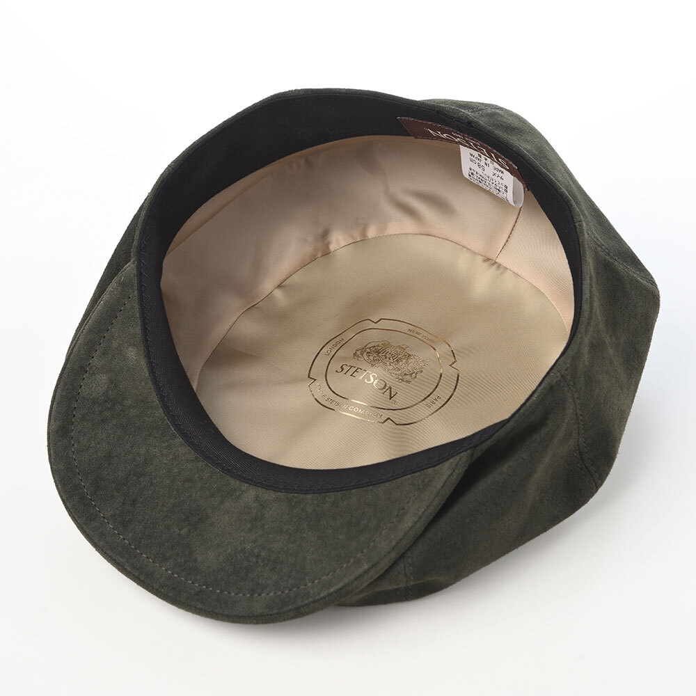 画像4: PIG SUEDE CASKET(ピッグスエード キャスケット) SE829 カーキ (4)