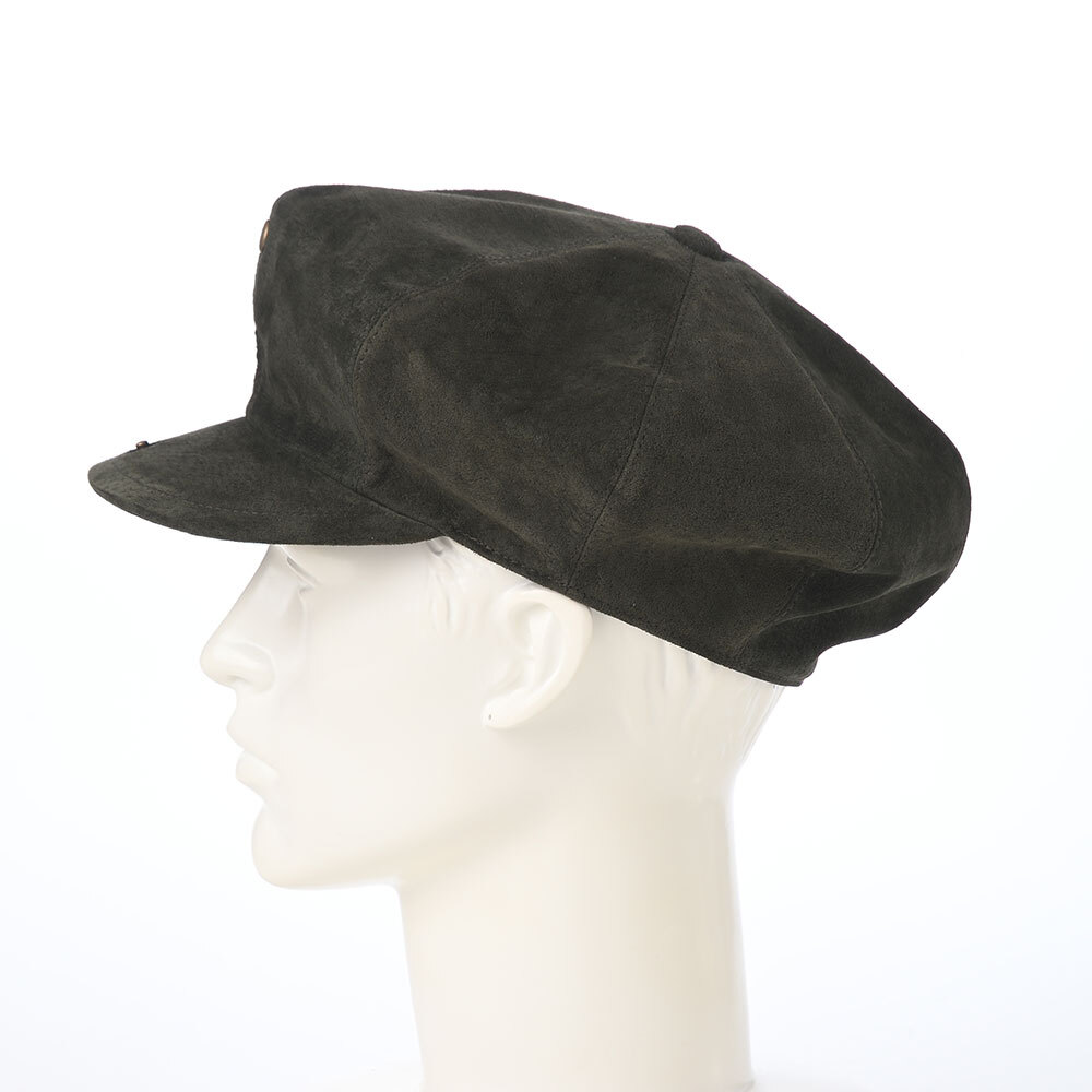 画像7: PIG SUEDE CASKET(ピッグスエード キャスケット) SE829 カーキ (7)