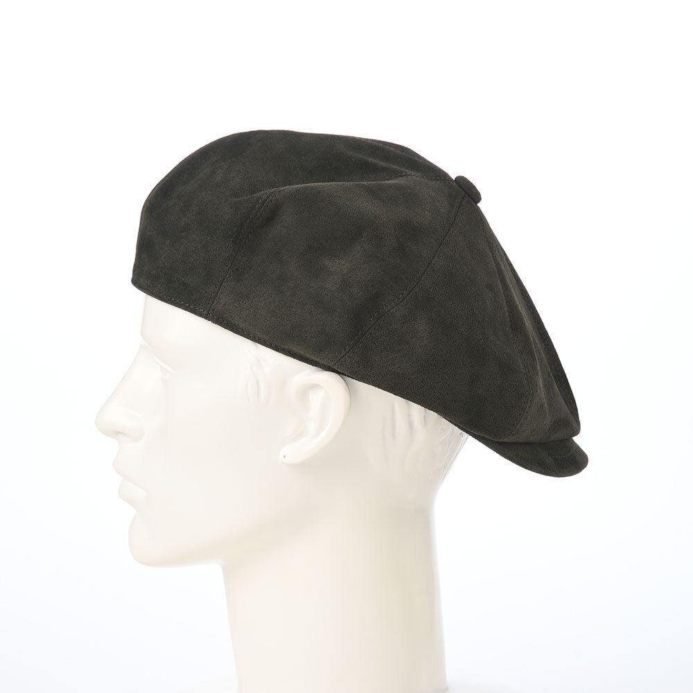 画像8: PIG SUEDE CASKET(ピッグスエード キャスケット) SE829 カーキ (8)