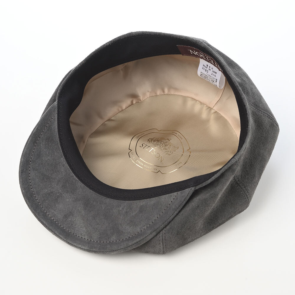 画像4: PIG SUEDE CASKET(ピッグスエード キャスケット) SE829 スミクロ (4)