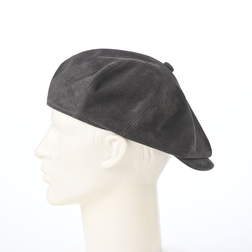 画像8: PIG SUEDE CASKET(ピッグスエード キャスケット) SE829 スミクロ (8)