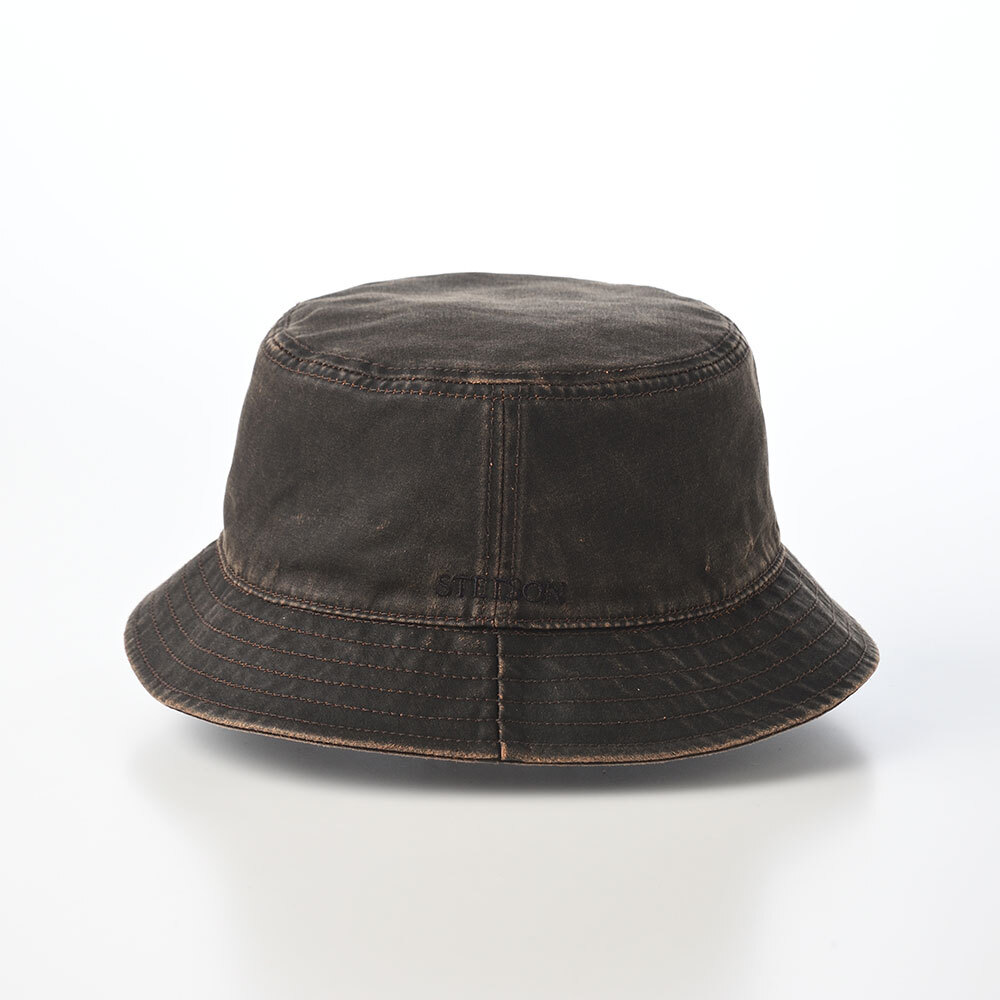 画像2: PU COATING BUCKET HAT(PUコーティング バケットハット) ST234 ダークブラウン (2)